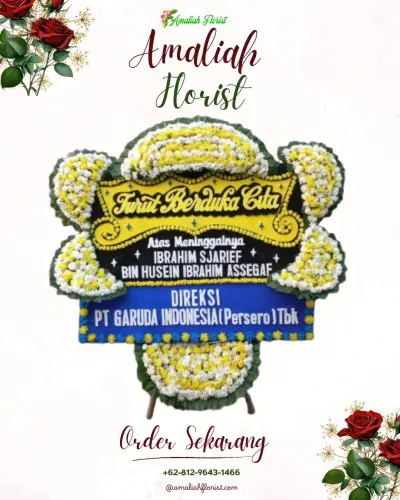Papan Bunga Duka di Sidorame Barat I