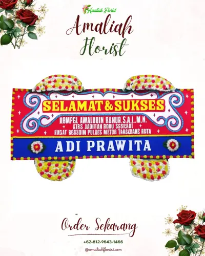Karangan Bunga Ucapan Selamat di Sidorame Barat I